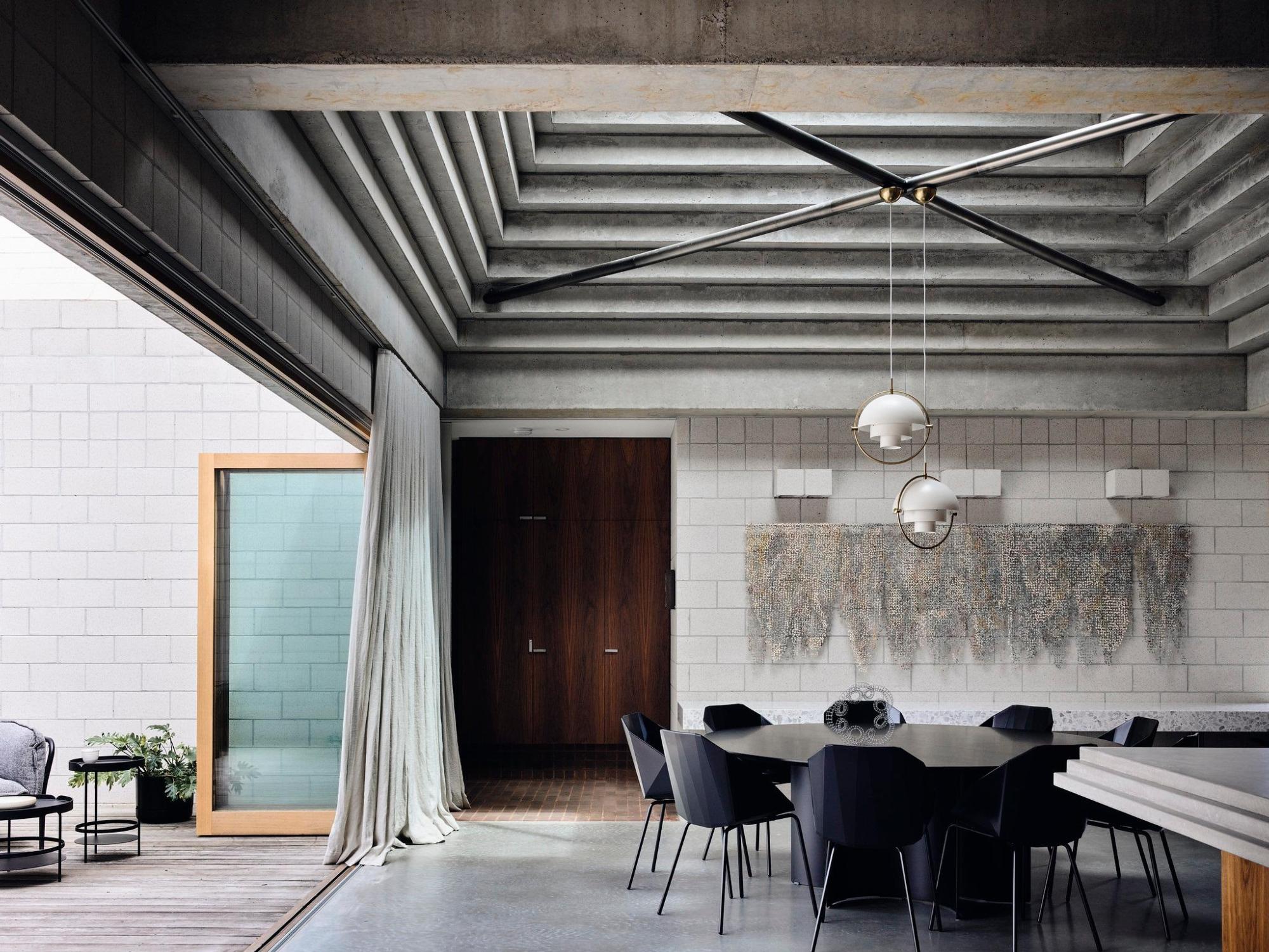 The bricked exterior of the Bellows House